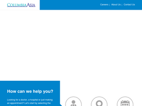 'columbiaasia.com' screenshot