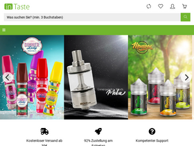 'intaste.de' screenshot