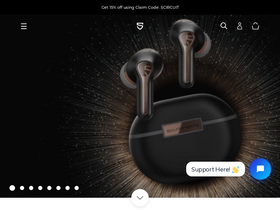 SoundPEATS Audio homepage screenshot