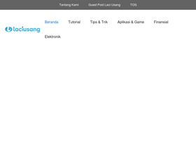 'laciusang.com' screenshot