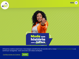 'influx.com.br' screenshot