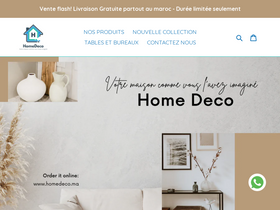Homedeco website screenshot