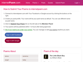 'internetpoem.com' screenshot