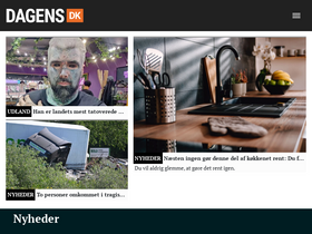 'dagens.dk' screenshot