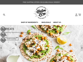 glutenfreewholesalers.com homepage screenshot
