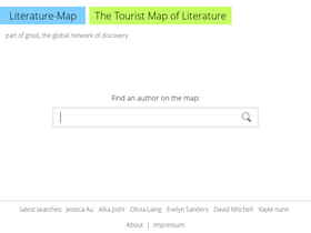 'literature-map.com' screenshot