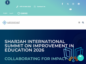 'sea.ac.ae' screenshot