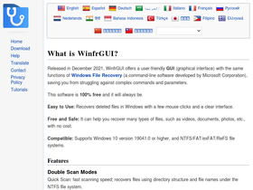 'winfr.org' screenshot