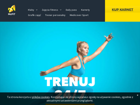 'mcfit.com.pl' screenshot