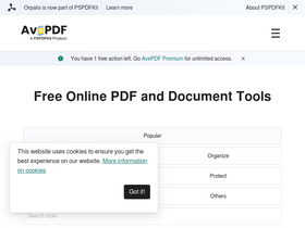 'avepdf.com' screenshot
