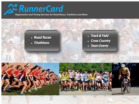 'runnercard.com' screenshot
