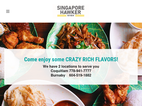 'singaporehawker.ca' screenshot