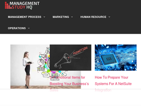 'managementstudyhq.com' screenshot