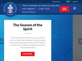 'pcusa.org' screenshot