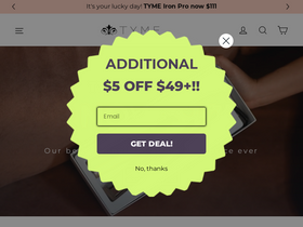 'tymestyle.com' screenshot