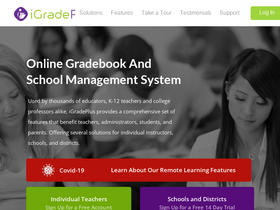 'igradeplus.com' screenshot