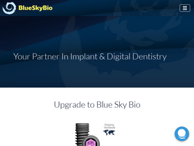 'blueskybio.com' screenshot