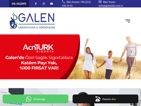 'galenlab.com.tr' screenshot