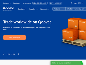 'qoovee.com' screenshot