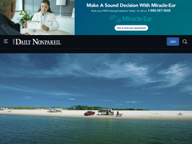 'nonpareilonline.com' screenshot