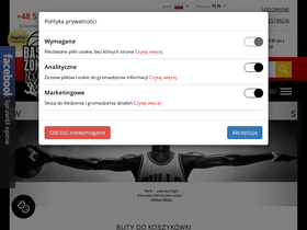 'basketzone.pl' screenshot