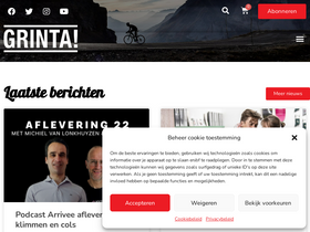 'grinta.be' screenshot