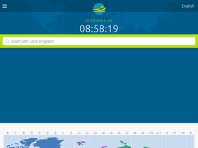 'zeitzonen.de' screenshot