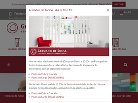 'germanodesousa.com' screenshot