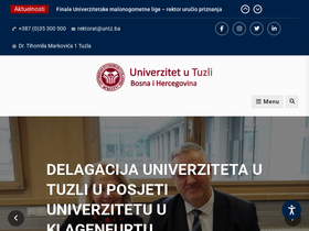 'untz.ba' screenshot