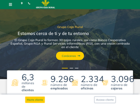 'grupocajarural.es' screenshot