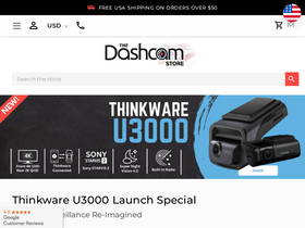'thedashcamstore.com' screenshot