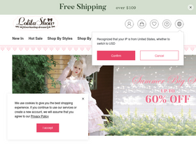'lolitashow.com' screenshot