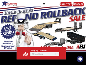 'nationwidetrailers.com' screenshot