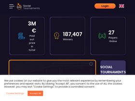 'socialtournaments.com' screenshot