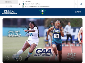 'uncwsports.com' screenshot