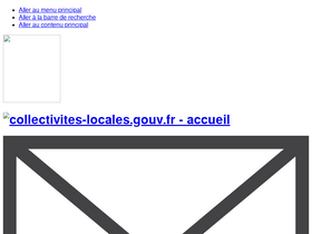 'collectivites-locales.gouv.fr' screenshot