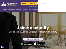 'hozpitality.com' screenshot