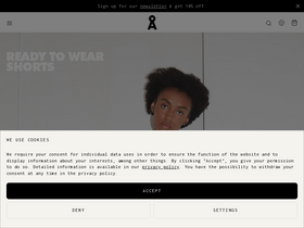 'armedangels.com' screenshot