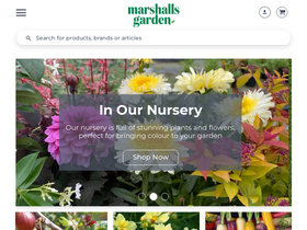 'marshallsgarden.com' screenshot