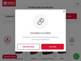 'dercocenter.cl' screenshot