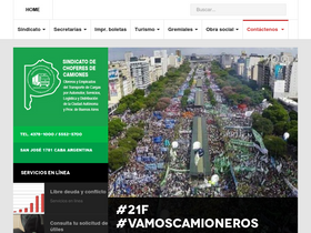 'camioneros-ba.org.ar' screenshot