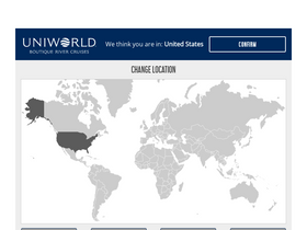 'uniworld.com' screenshot