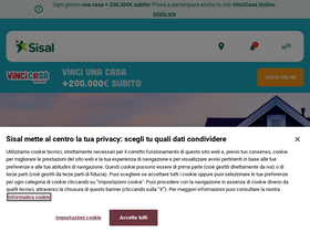 'vincicasa.it' screenshot