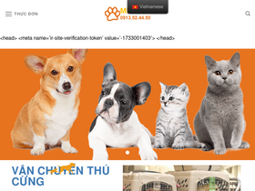 'vanchuyenchomeo.com' screenshot