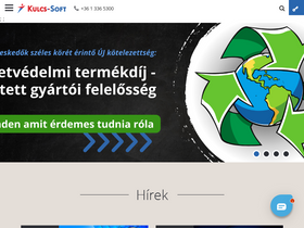 'kulcs-soft.hu' screenshot