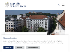 'nssoud.cz' screenshot