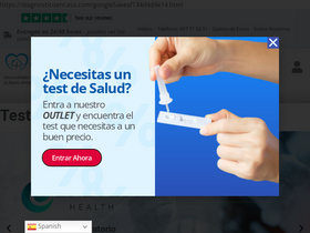 'diagnosticoencasa.com' screenshot
