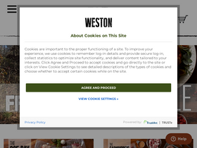 'westonbrands.com' screenshot