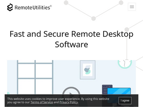 'remoteutilities.com' screenshot