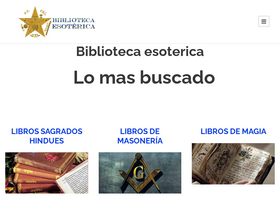 'bibliotecaesoterica.com' screenshot